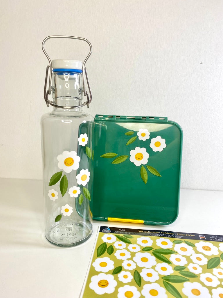 Aufkleber wasserfest Gänseblumen - Margeriten A4