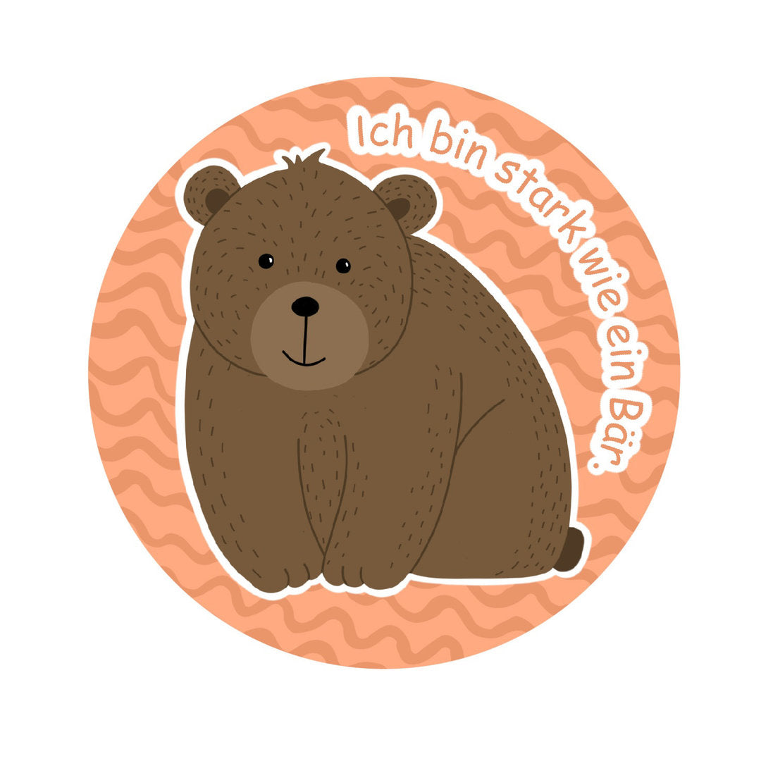 Affirmation Mutmach Aufkleber wasserfest Sticker