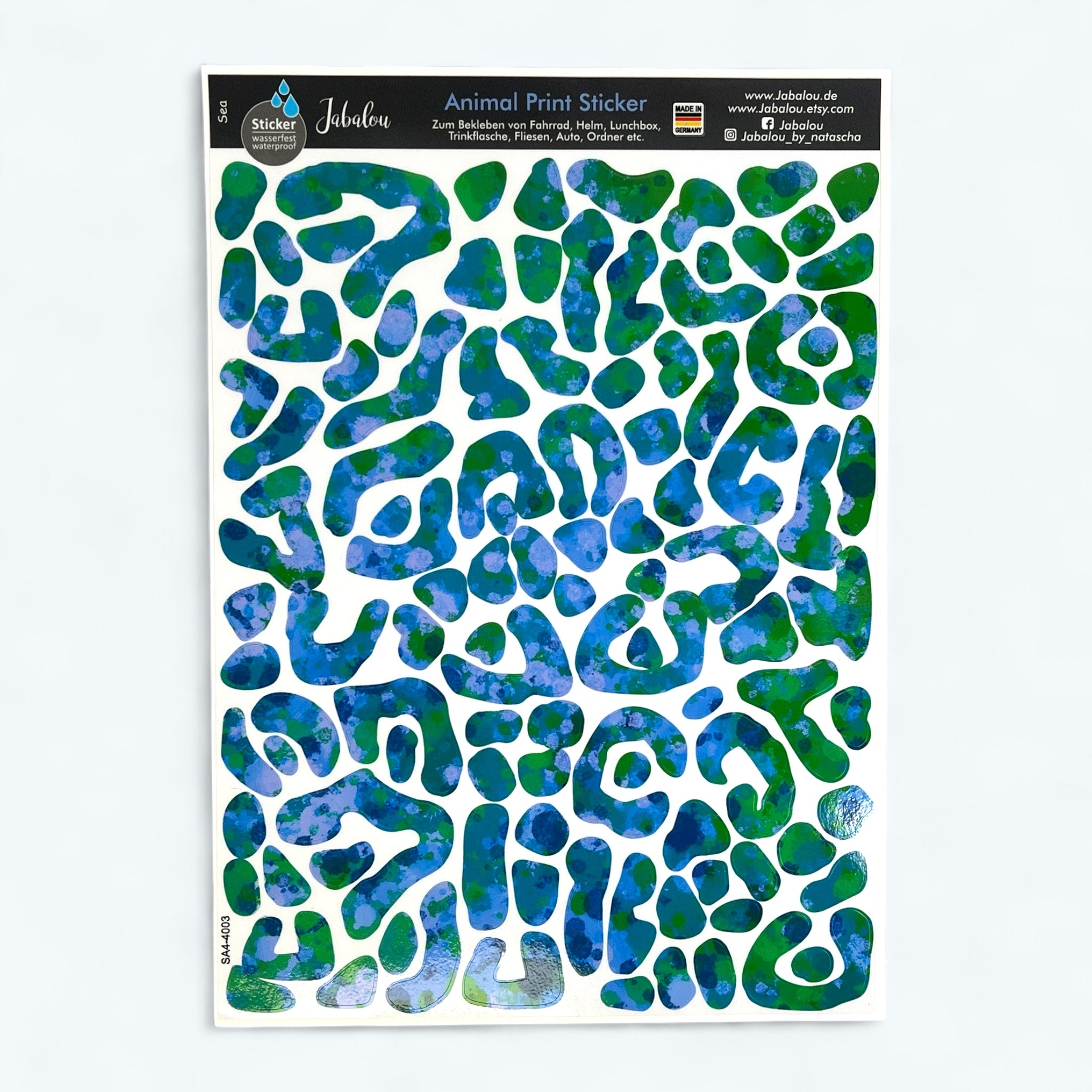 Aufkleber Animal Print sea wasserfest