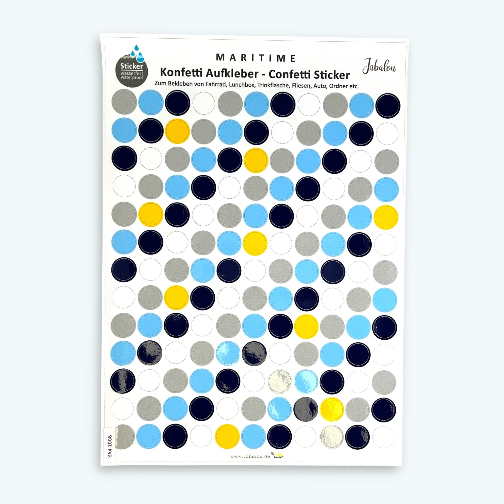 Fahradsticker Confetti MARITIME