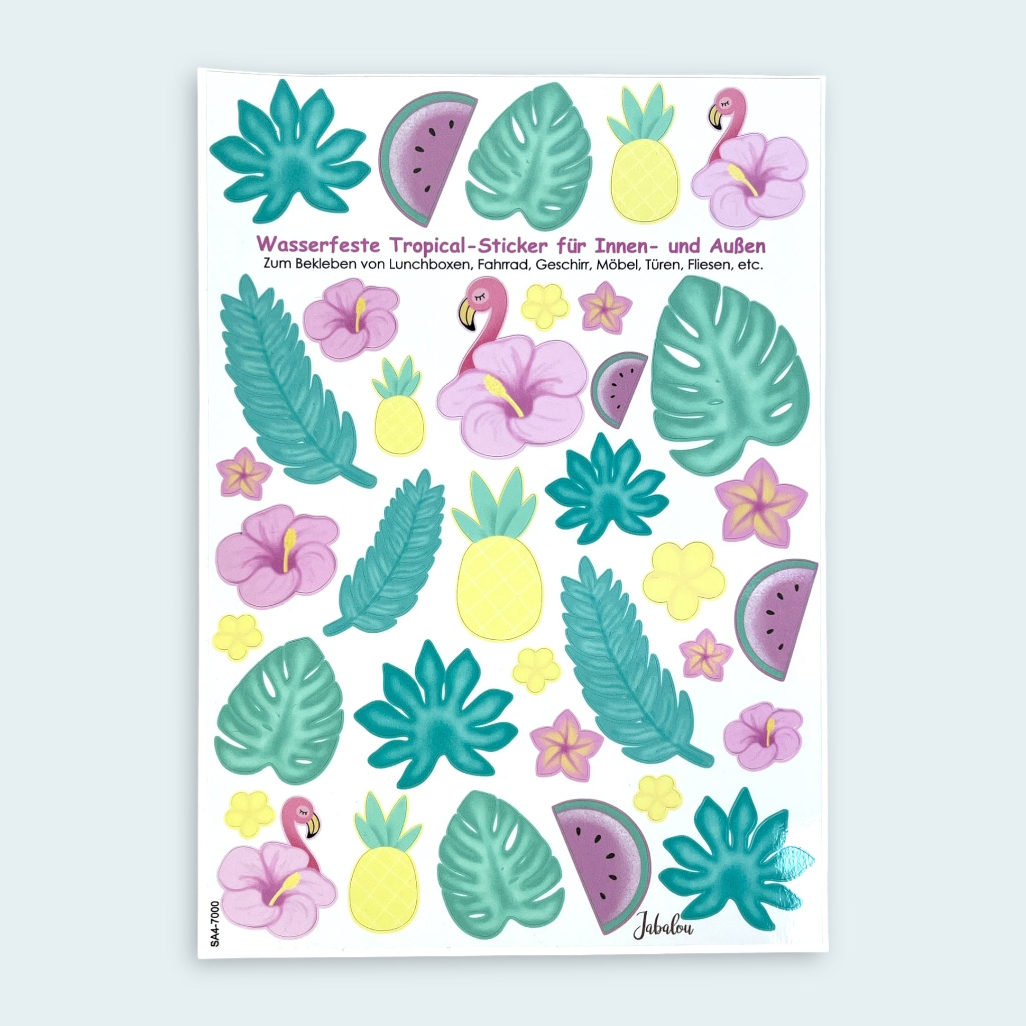 Sticker Tropical wasserfeste Aufkleber