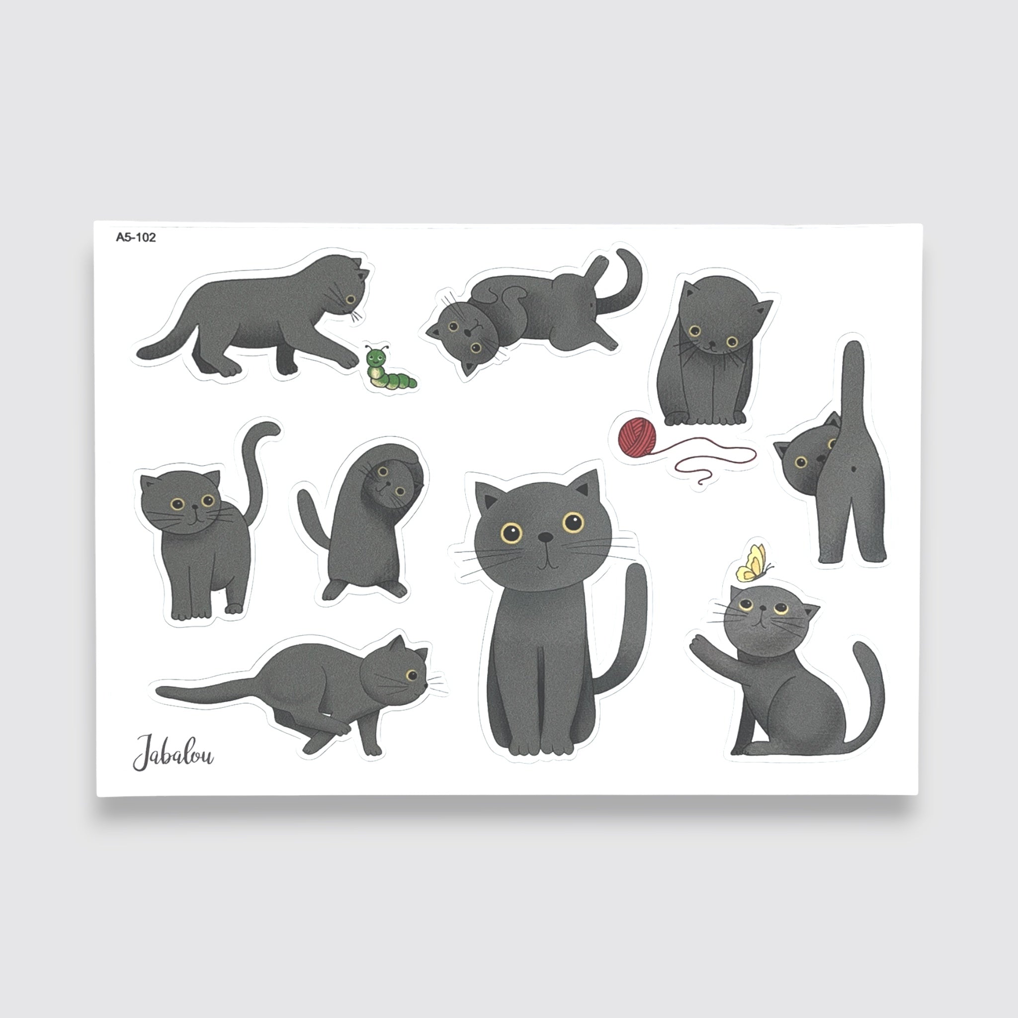 Sticker Abby die Katze