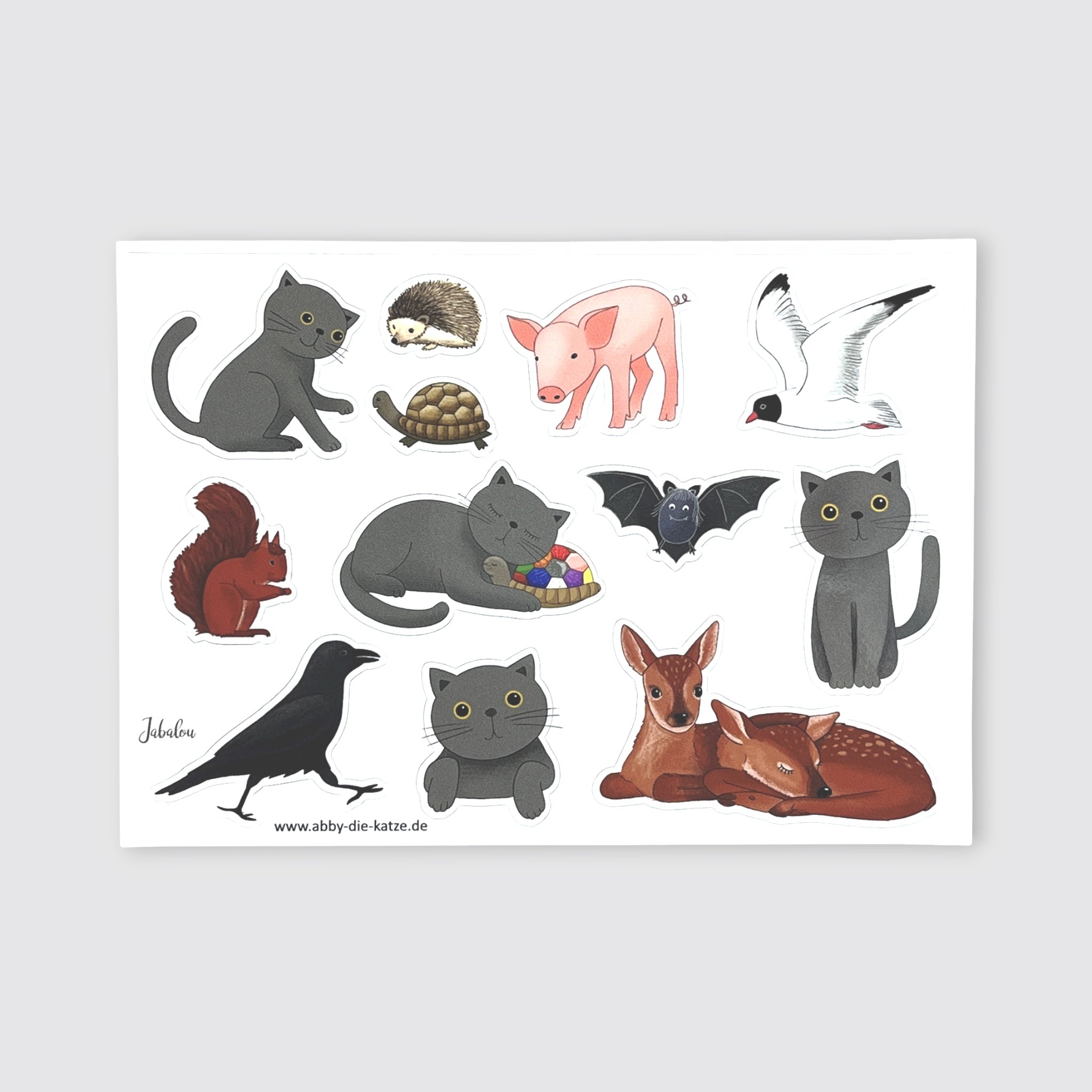 Sticker wasserfest Abby und die Farben des Glücks