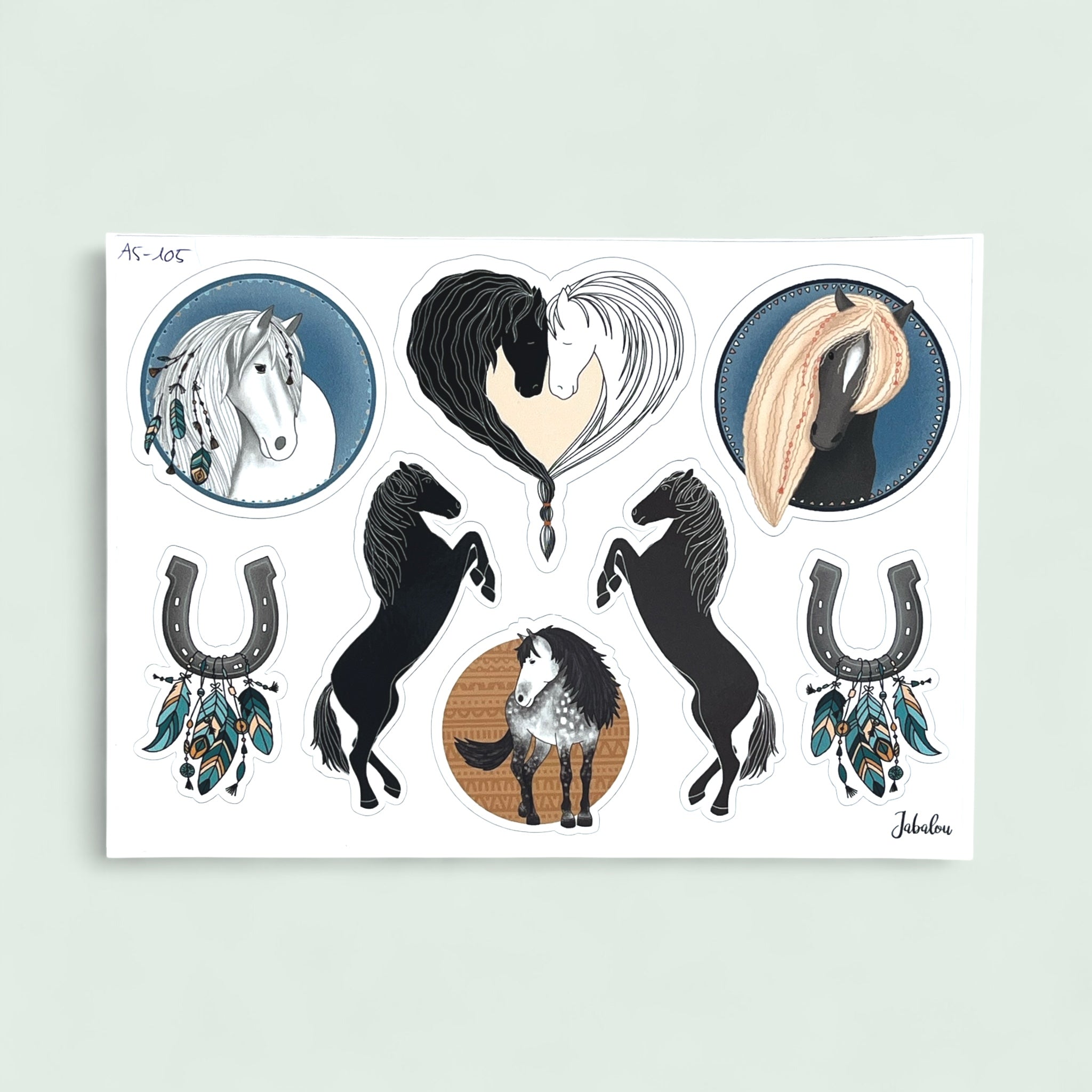 Sticker Pferde A5