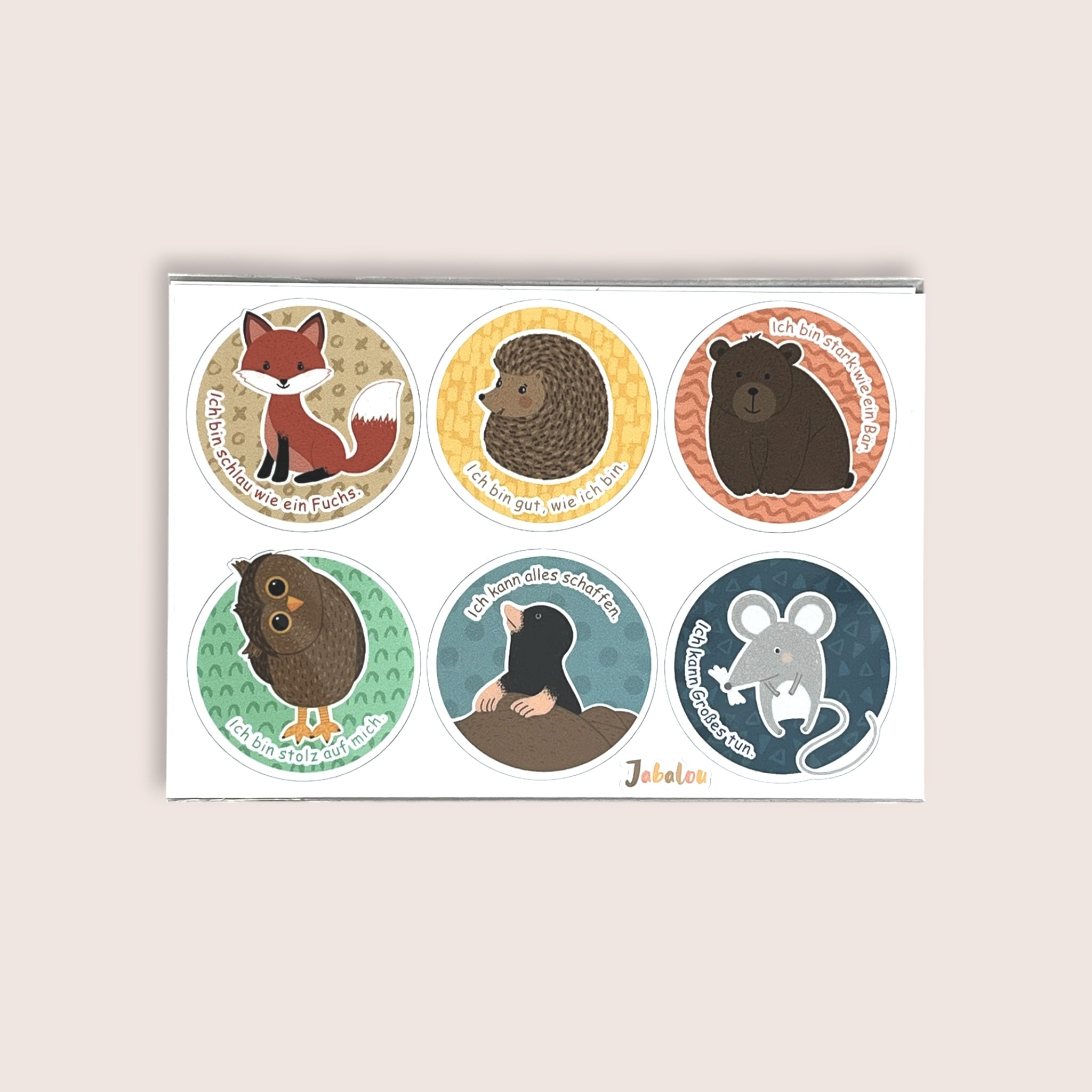 Affirmation Mutmach Aufkleber wasserfest Sticker