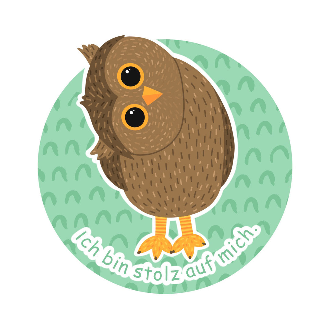 Affirmation Mutmach Aufkleber wasserfest Sticker