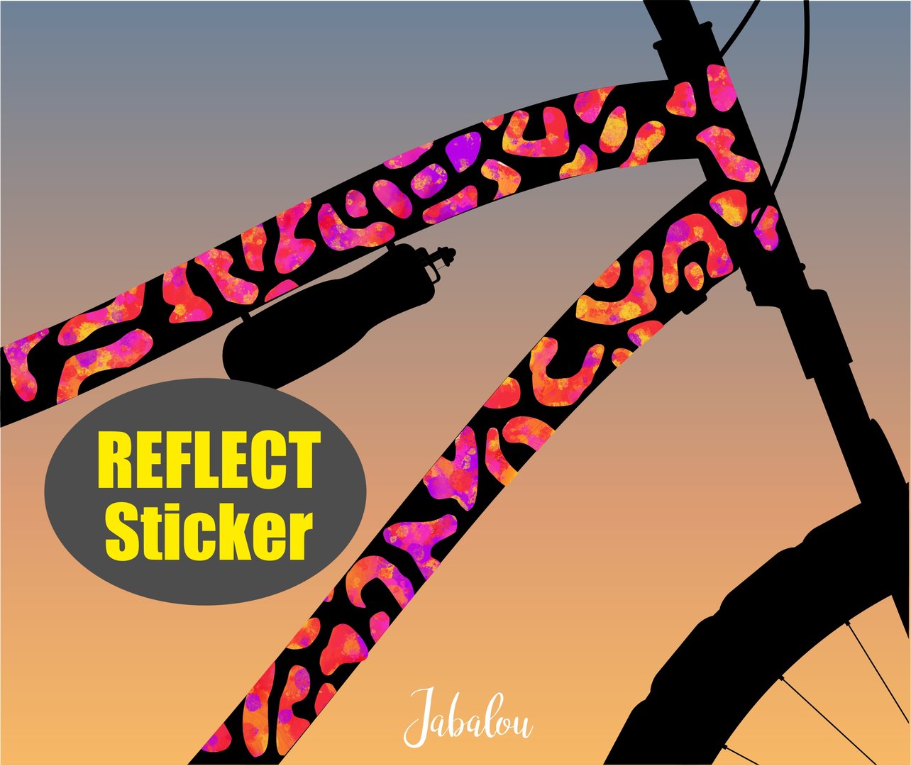 sticker fahrradrahmen Jabalou