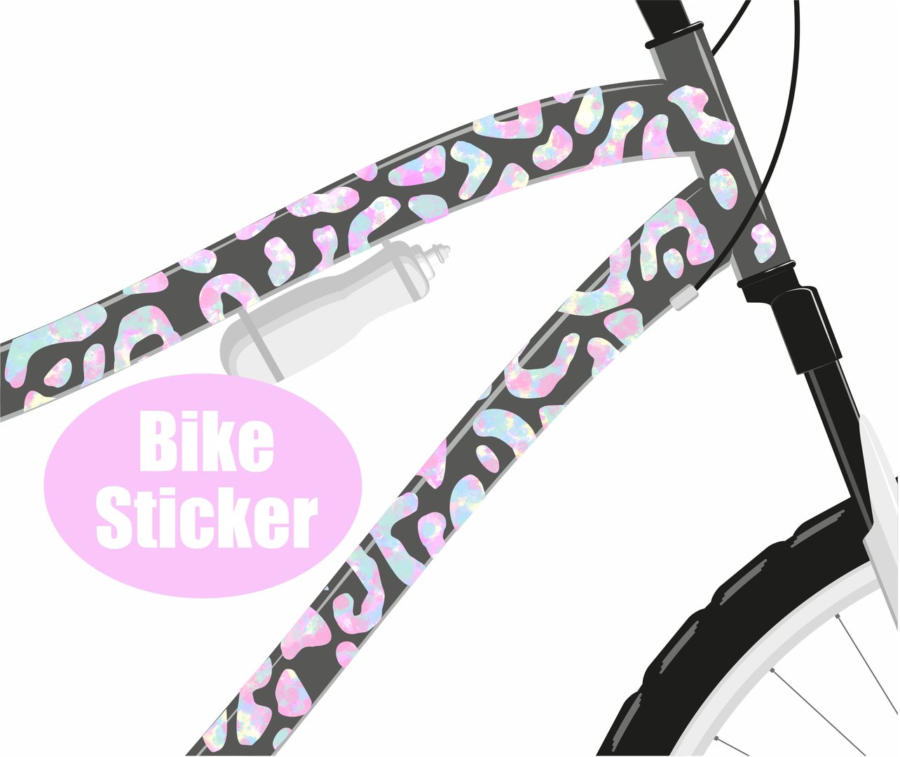 Aufkleber Animal Print pastel wasserfest