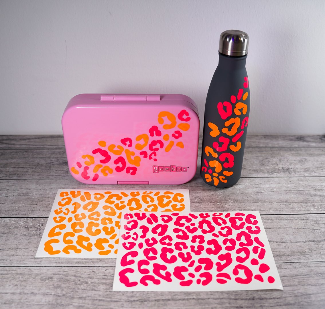 NEON Sticker Animal Print spülmaschinenfest