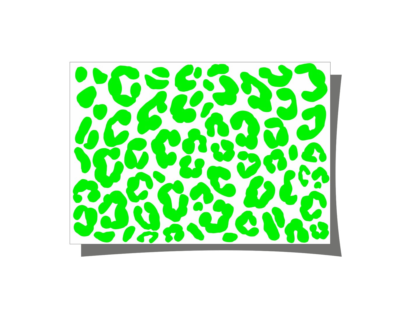 NEON Sticker Animal Print spülmaschinenfest