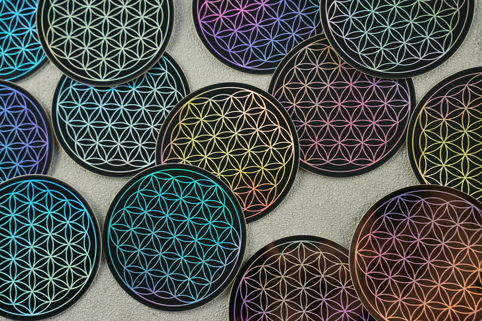 Holographic Blume des Lebens Sticker