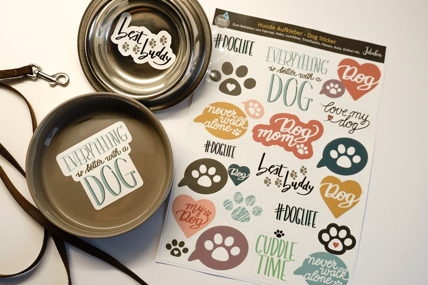 Sticker Dog Aufkleber Hunde A4