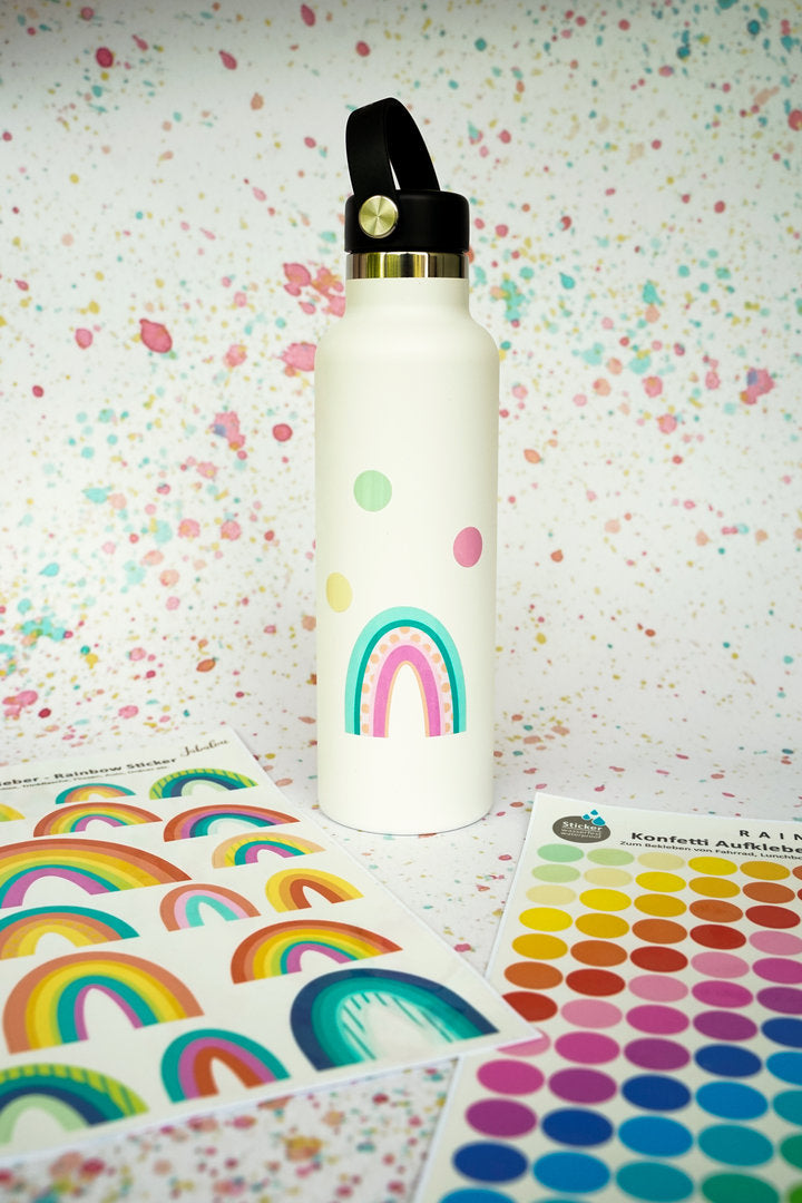 Fahradsticker Confetti RAINBOW