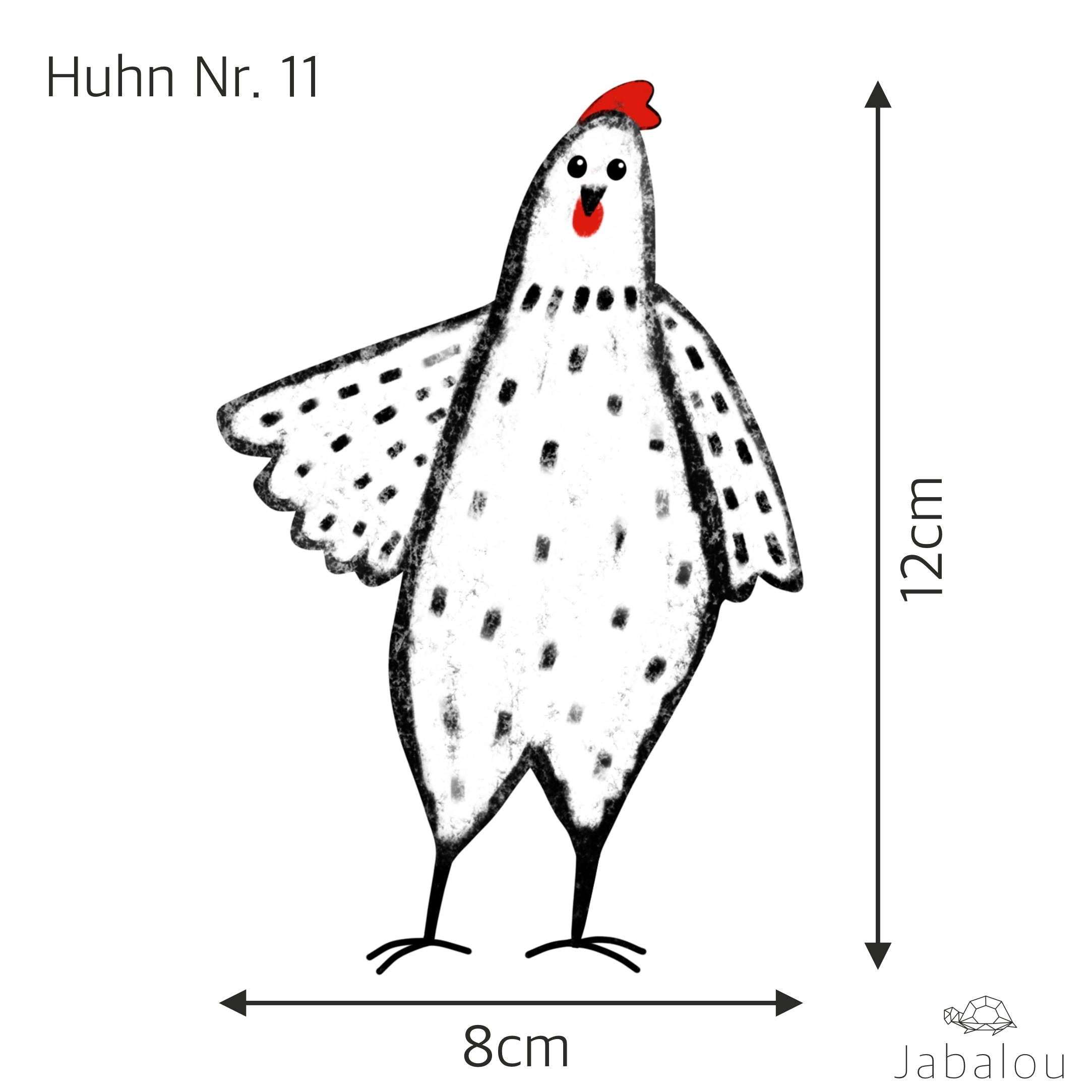 🐔 Lustige Hühner Fensterbilder – Oster Deko Aufkleber (Einzeln wählbar)
