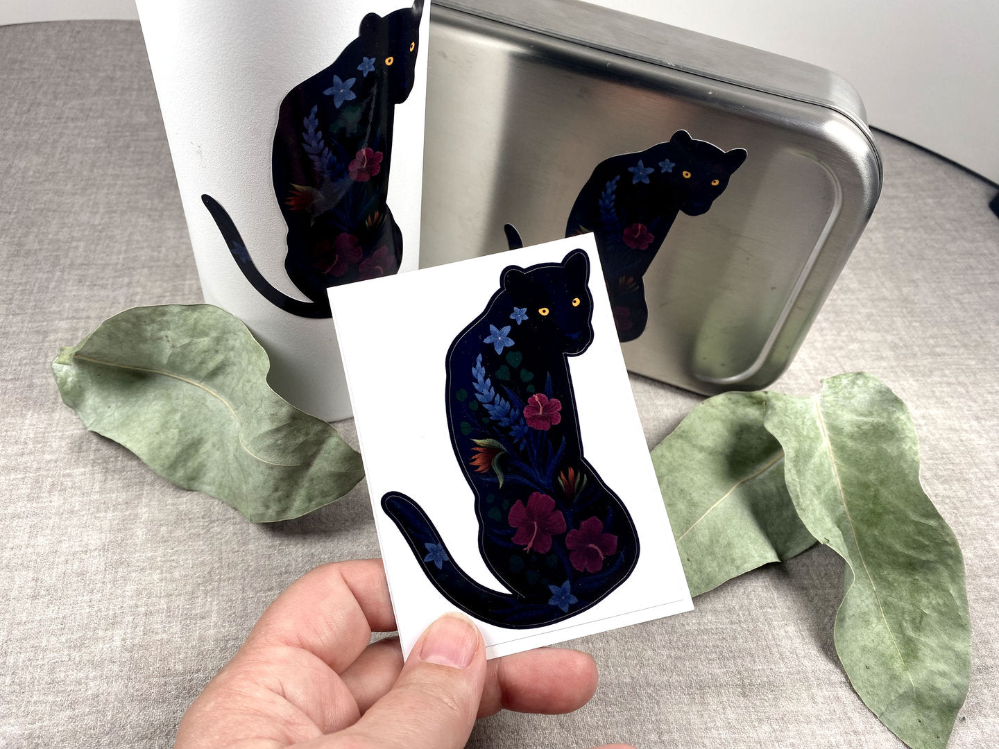 Sticker Panther wasser- und spülmaschinenfest
