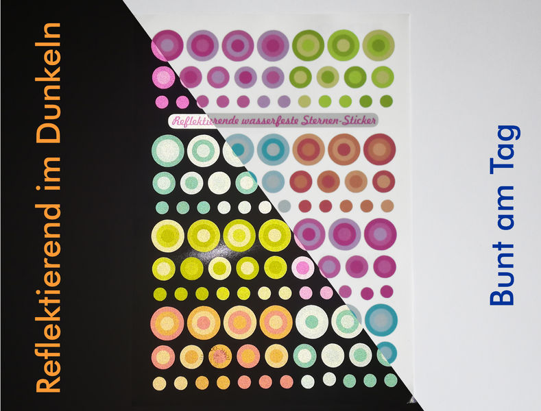 REFLECT Fahrradaufkleber Dots Punkte