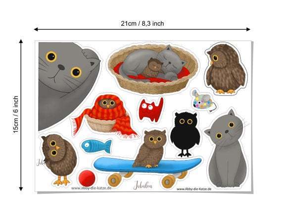 Sticker wasserfest Abby und Pauline