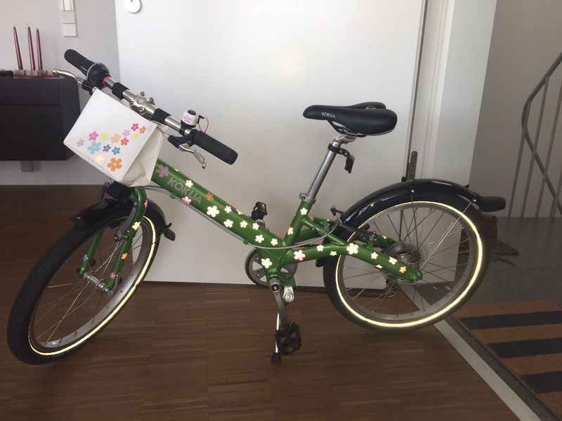 REFLECT Fahrradaufkleber Blumen Pastell