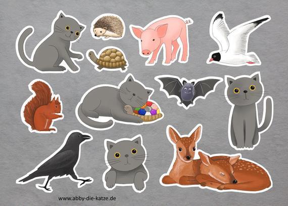 Sticker wasserfest Abby und die Farben des Glücks