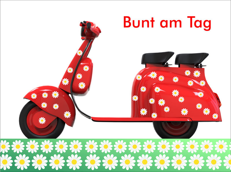 REFLECT Fahrradaufkleber Margeriten