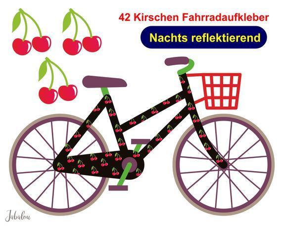 REFLECT Fahrradaufkleber Kirschen