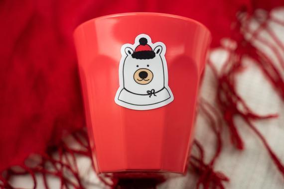 Sticker Winter wasserfeste Aufkleber