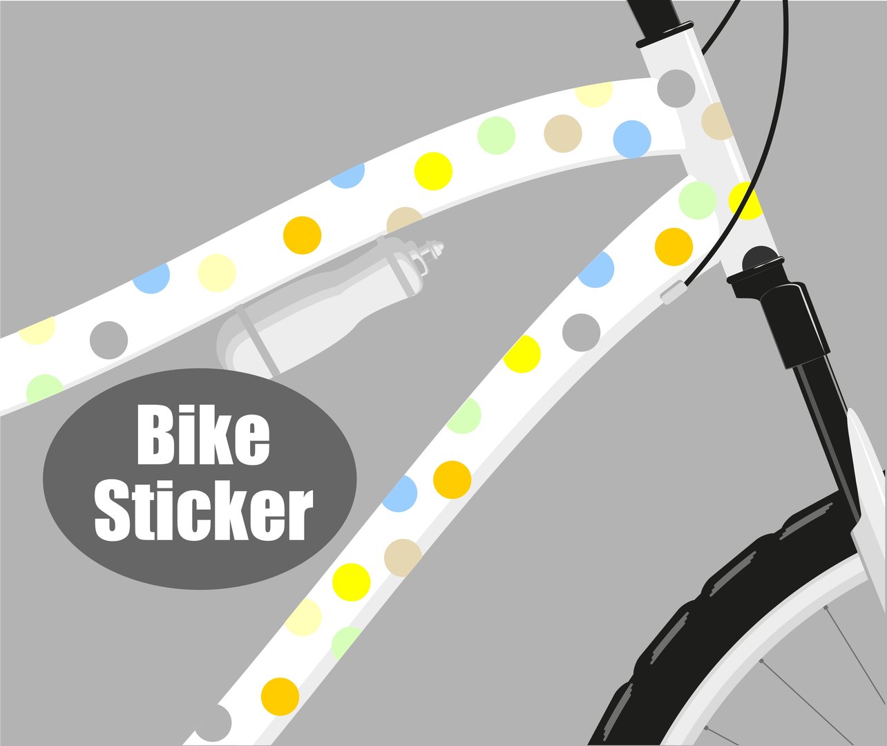 Fahradsticker Confetti SUMMERSKY