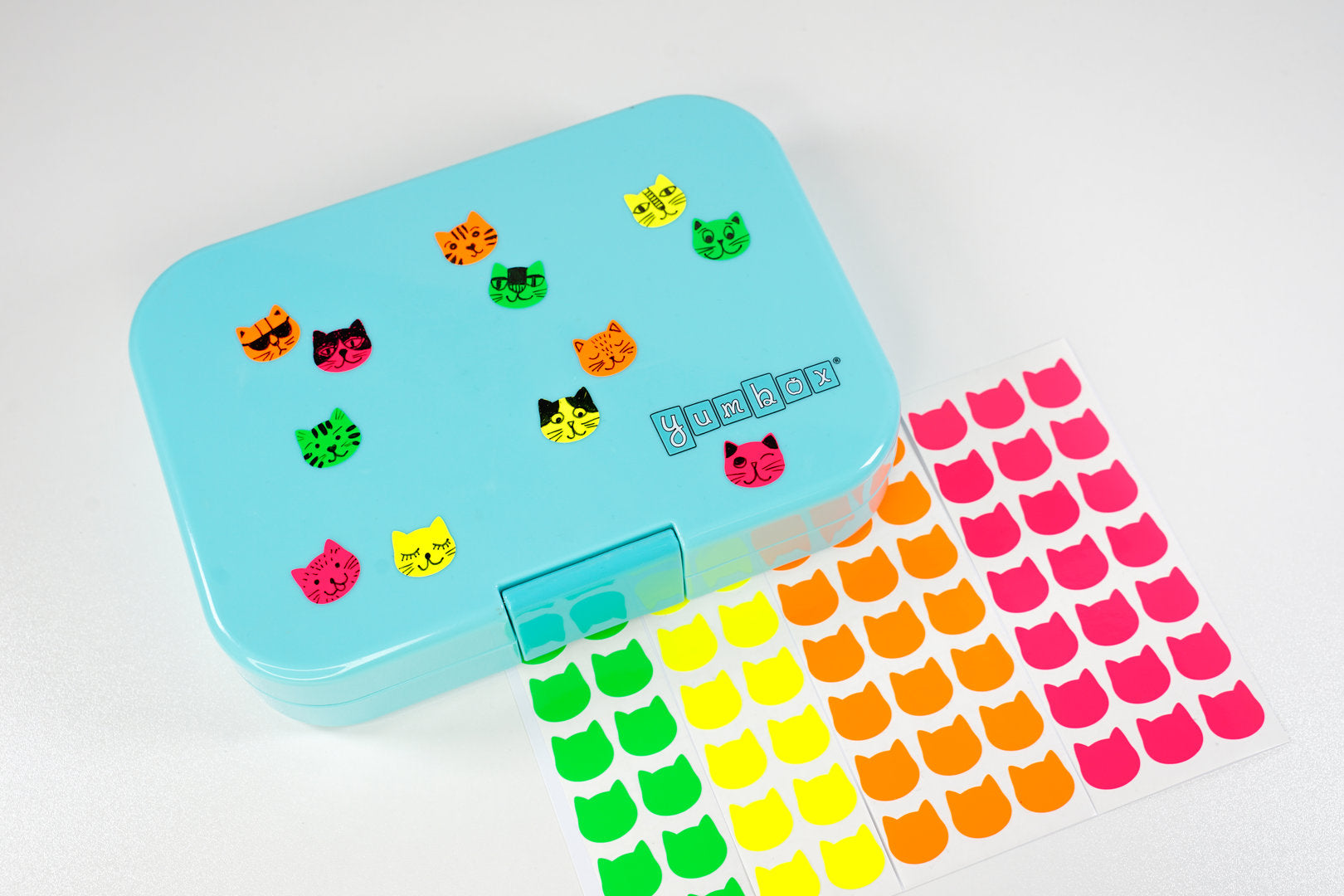 NEON Sticker Katzen waterproof