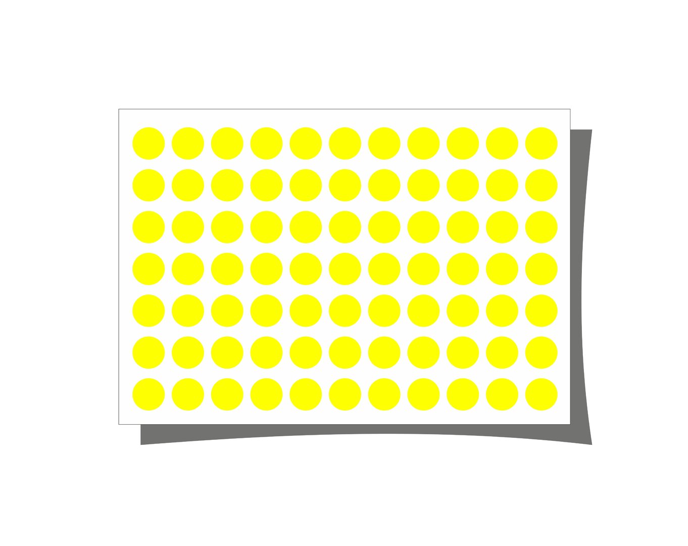 NEON Sticker Confetti spülmaschinenfest