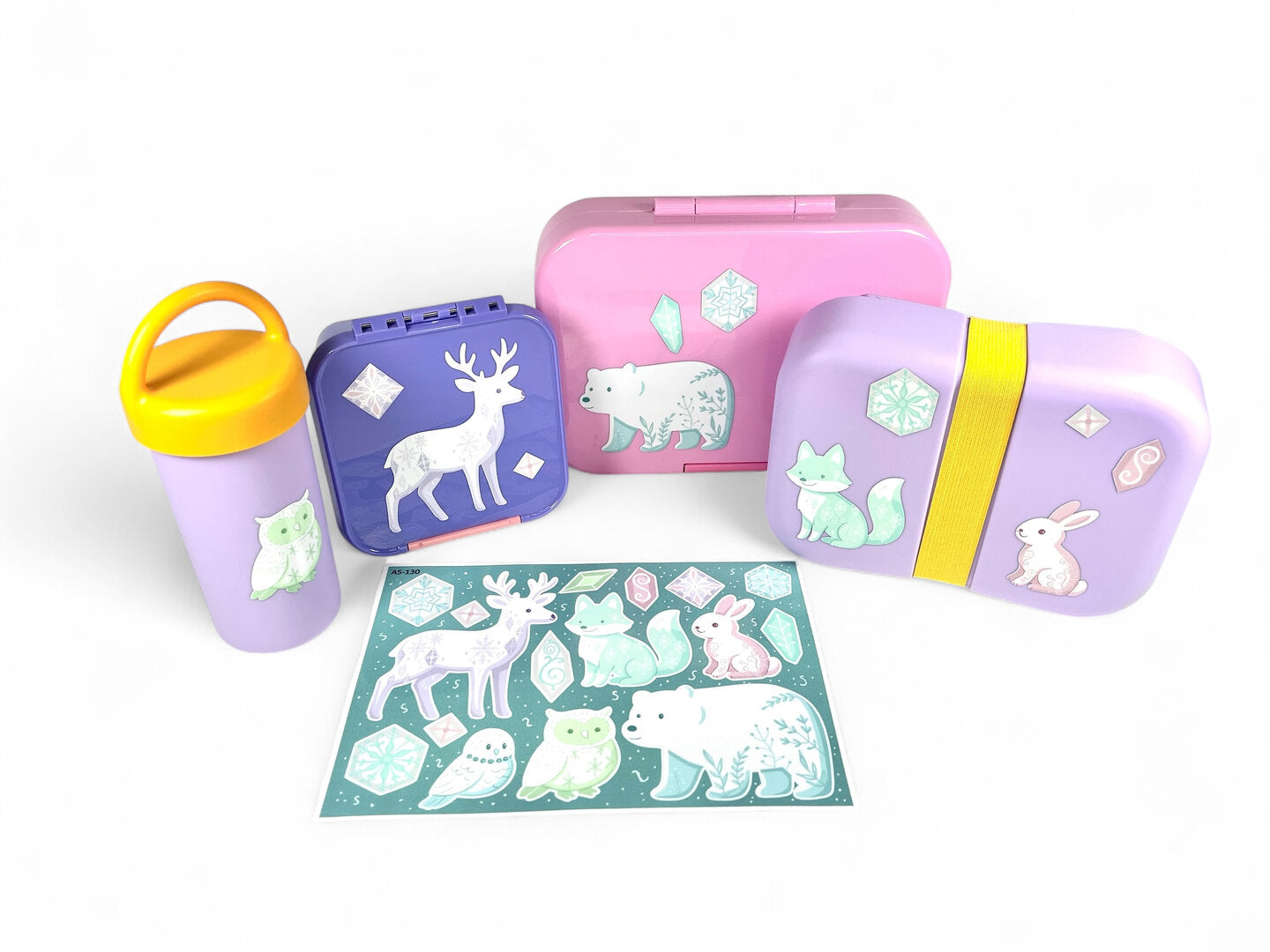 Sticker A5 Eistiere, Tiere der Eiskönigin