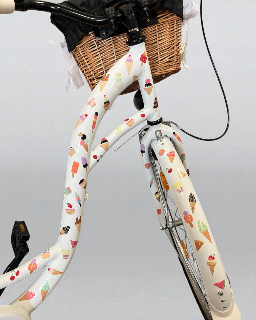 Eiscream A4 Fahrradsticker