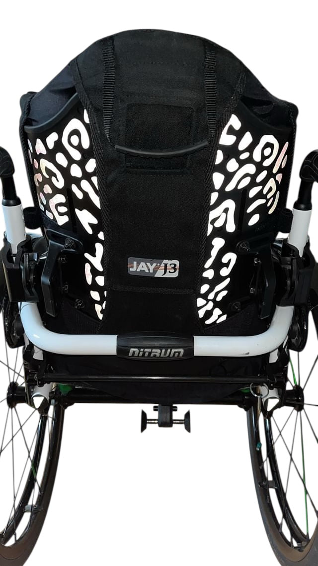 REFLECT Fahrradaufkleber Animal Print WEISS