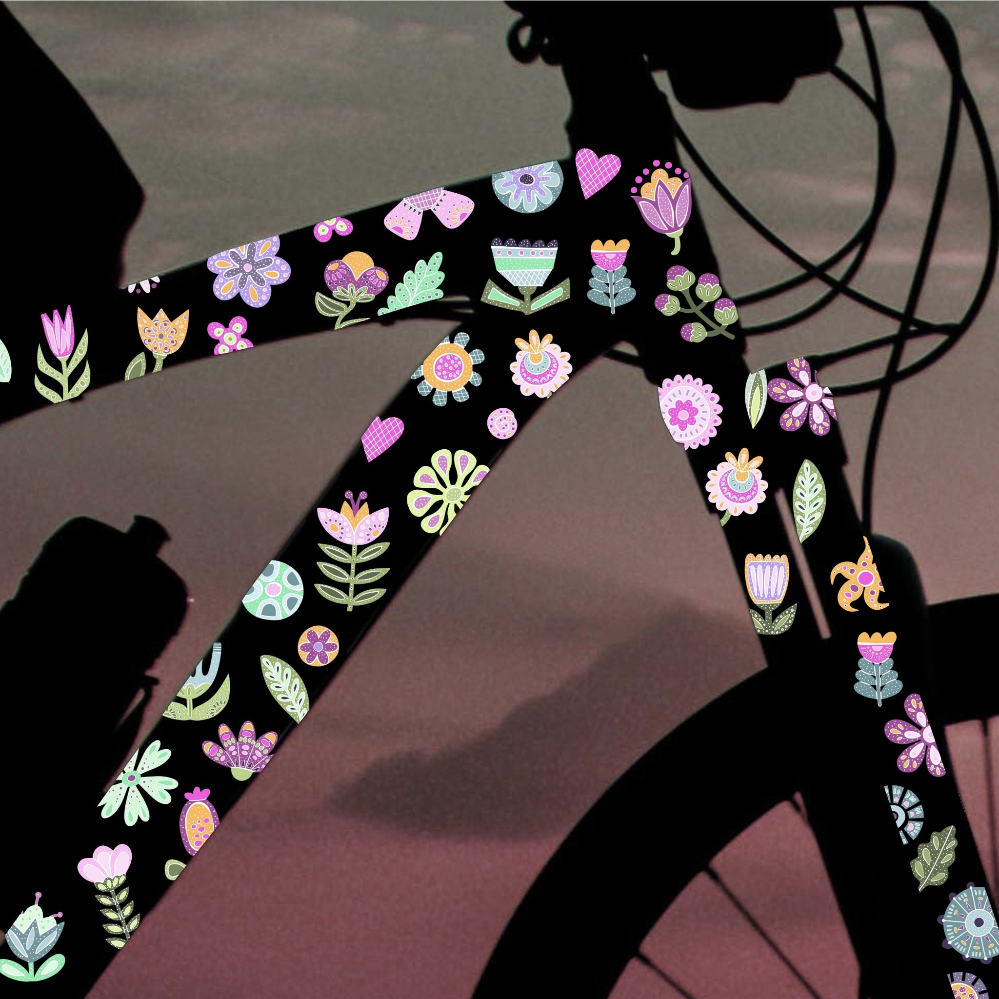 fahrradhelm blumen JABALOU