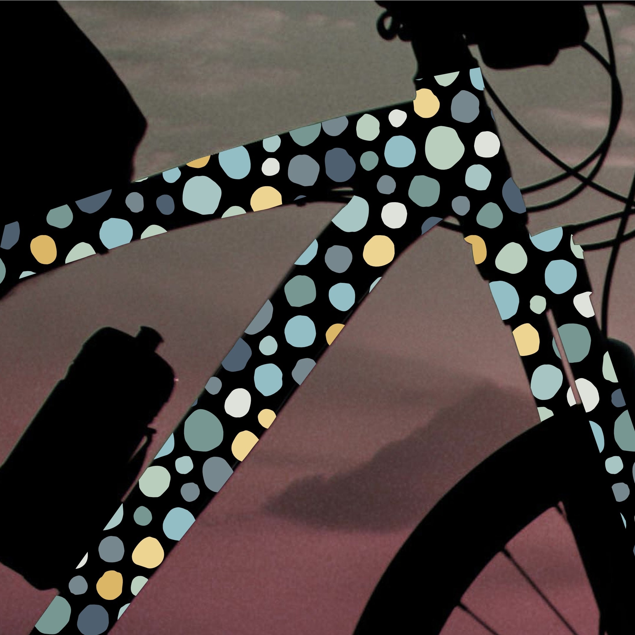 REFLECT Fahrradaufkleber Punkte WATERWORLD