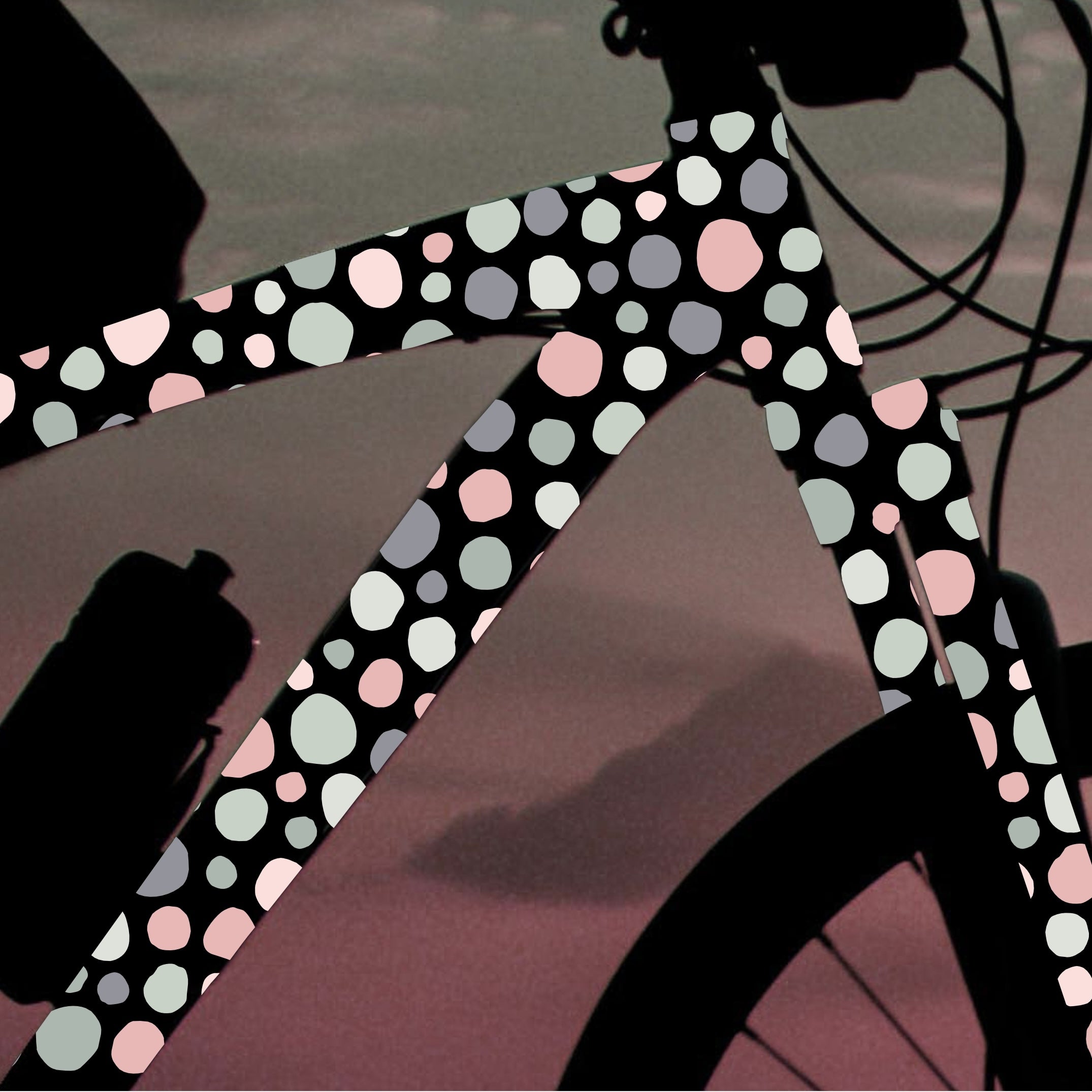 REFLECT Fahrradaufkleber Punkte KAKTUS