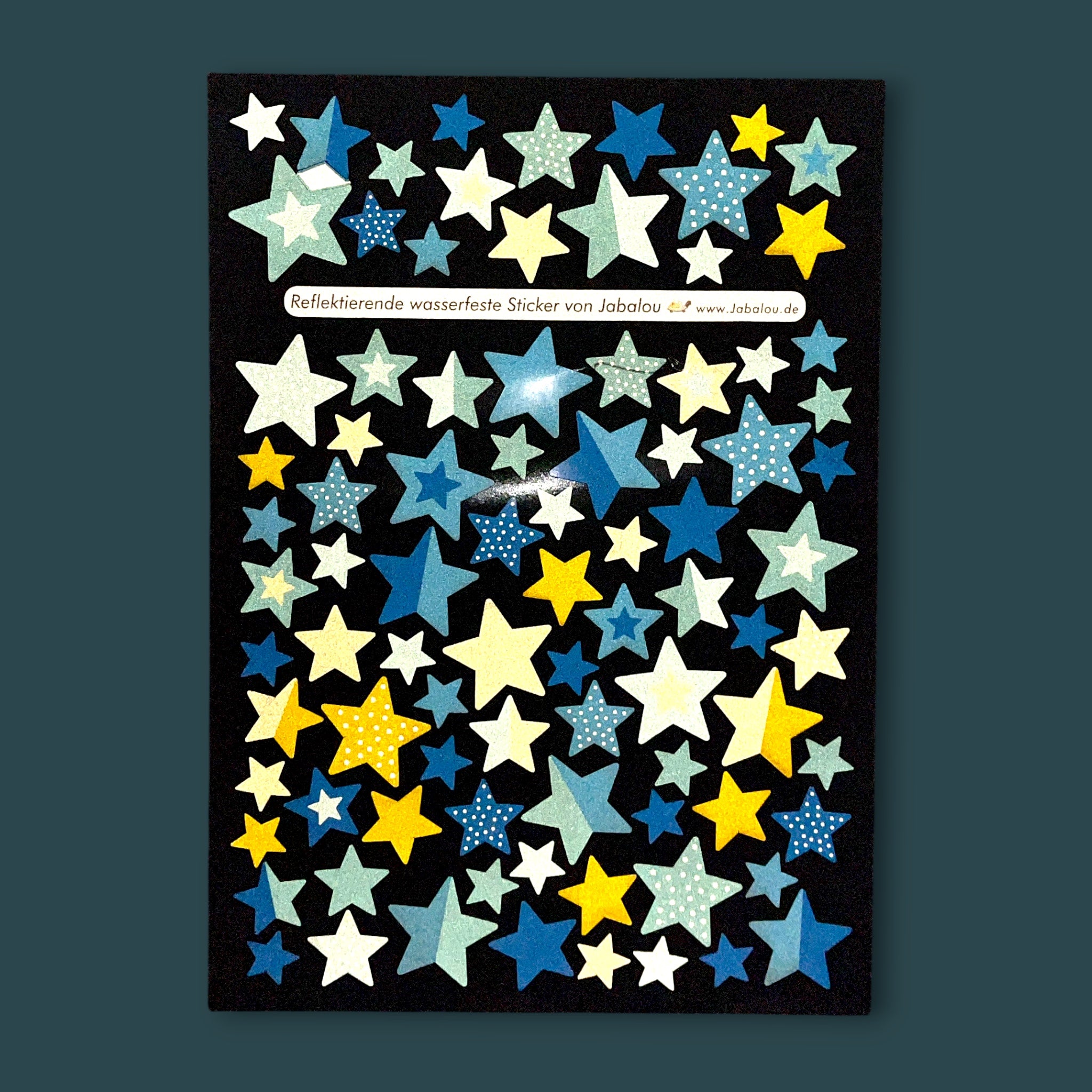 REFLECT Fahrradaufkleber Sterne