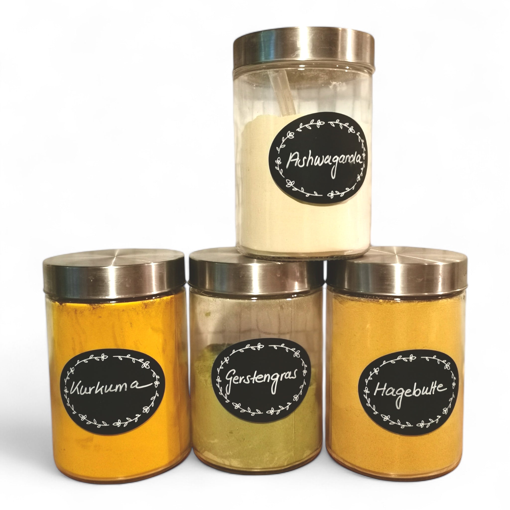 Tafeletiketten, Floral groß Küchenetiketten