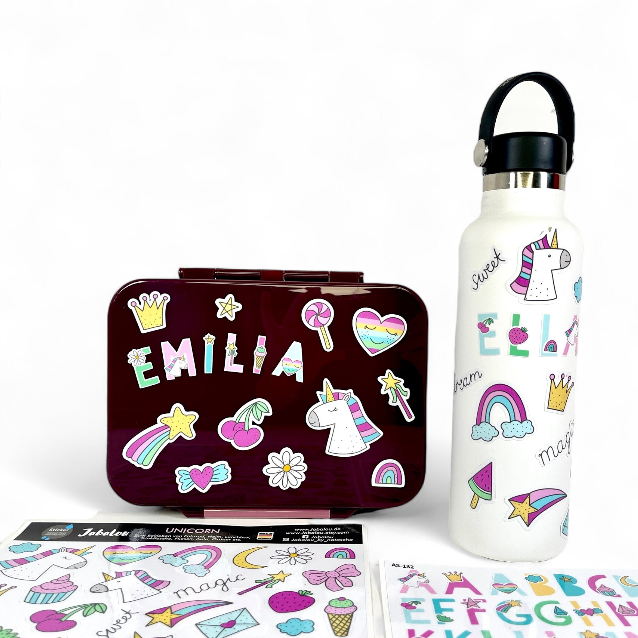 Sticker wasserfest Einhorn