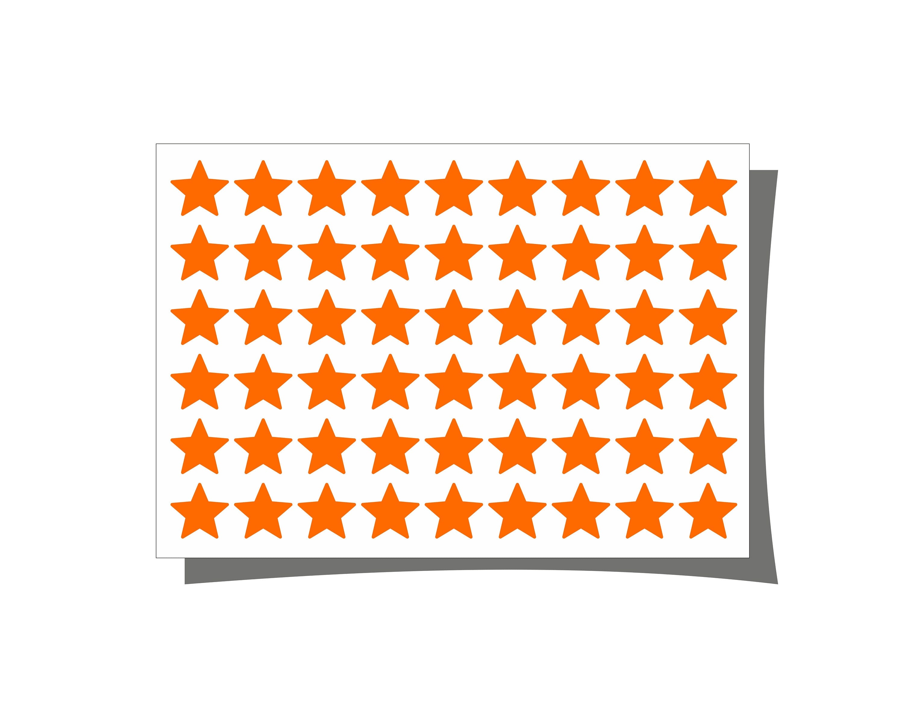 NEON Sticker Sterne waterproof