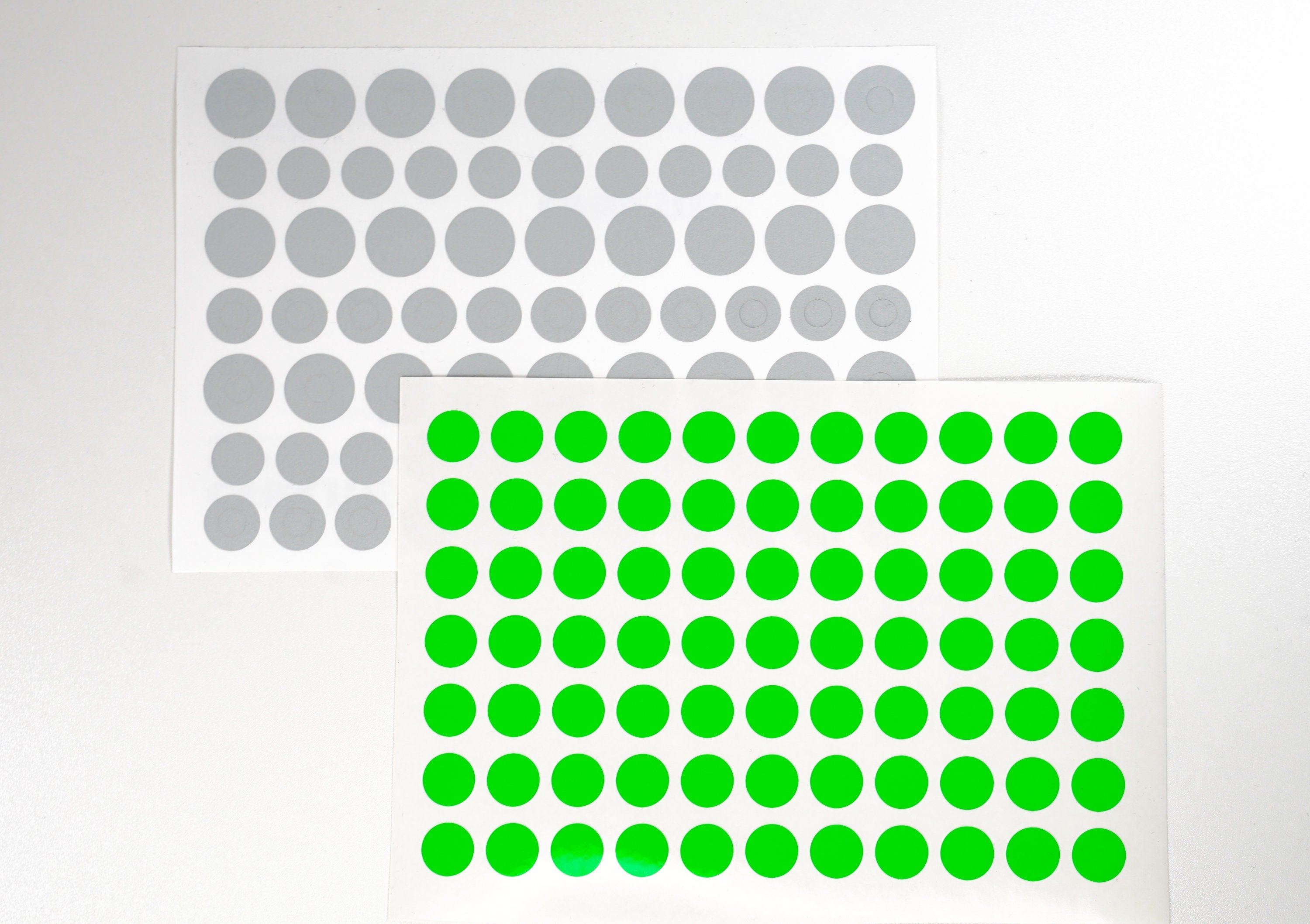 Fahrradsticker REFLEKT und NEON Confetti im Doppelpack