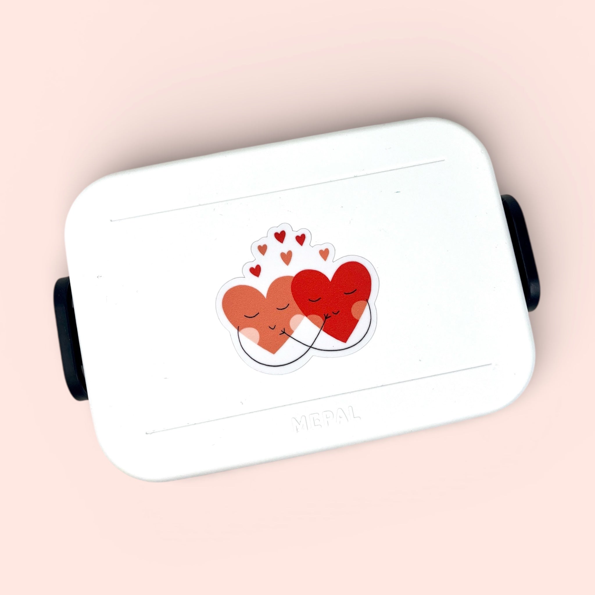 A6 Love Stickerbogen – Valentinstag Herzen & Küsse | Wasserfeste Aufkleber
