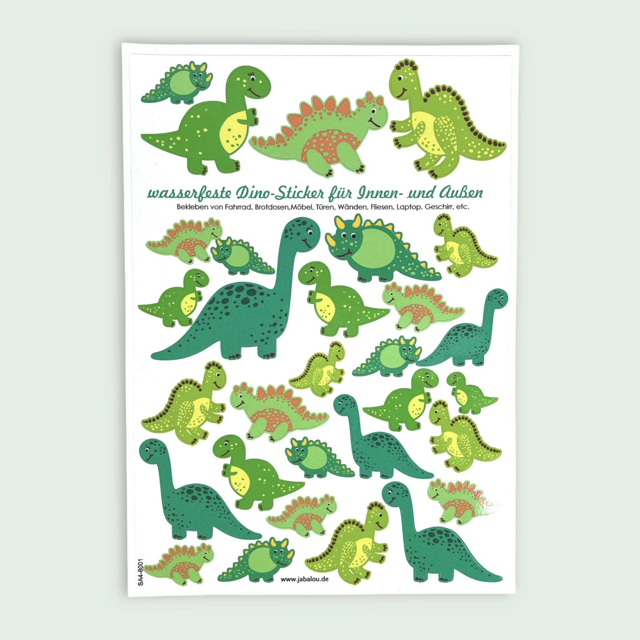 Sticker Dinos wasserfest