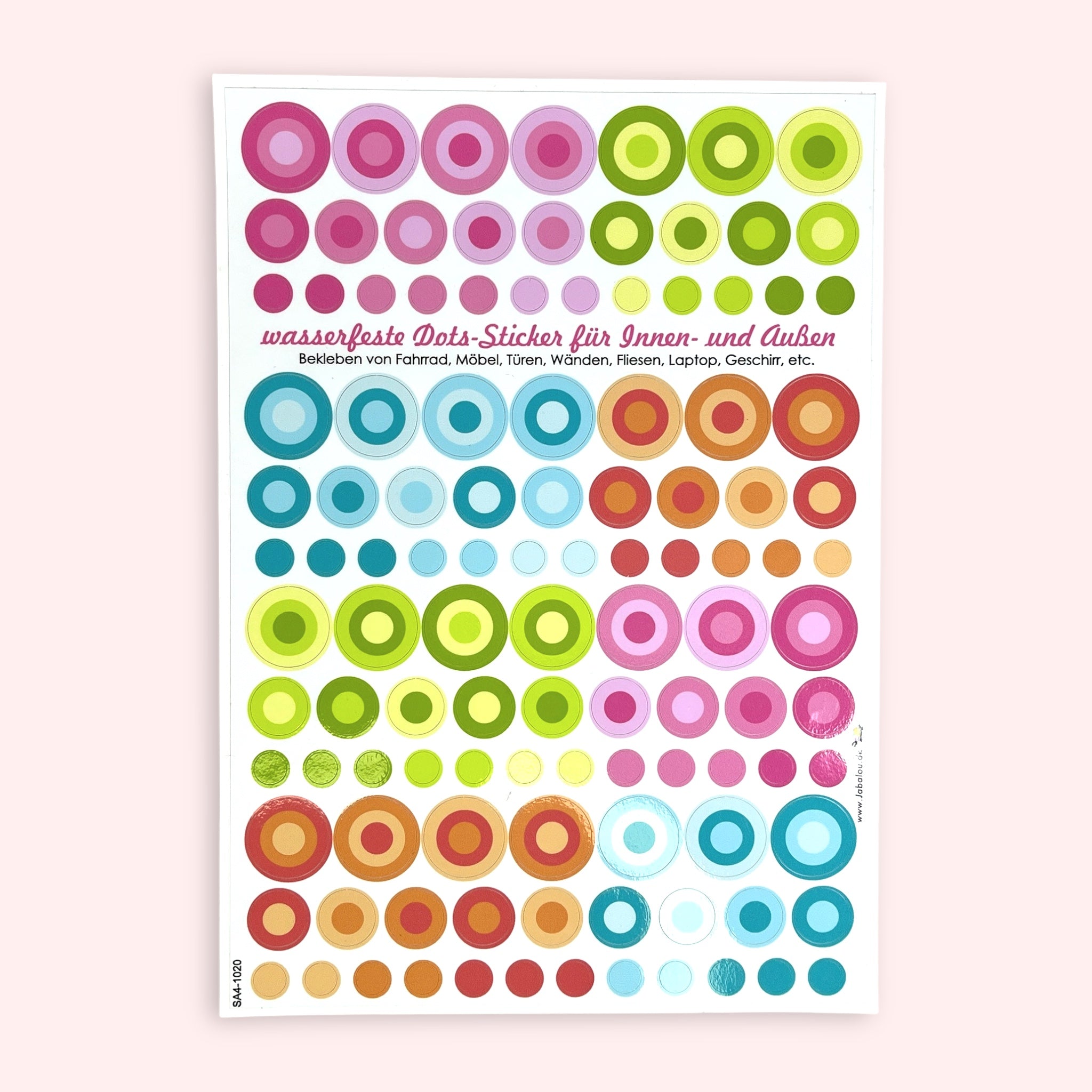 Fahrradaufkleber Dots