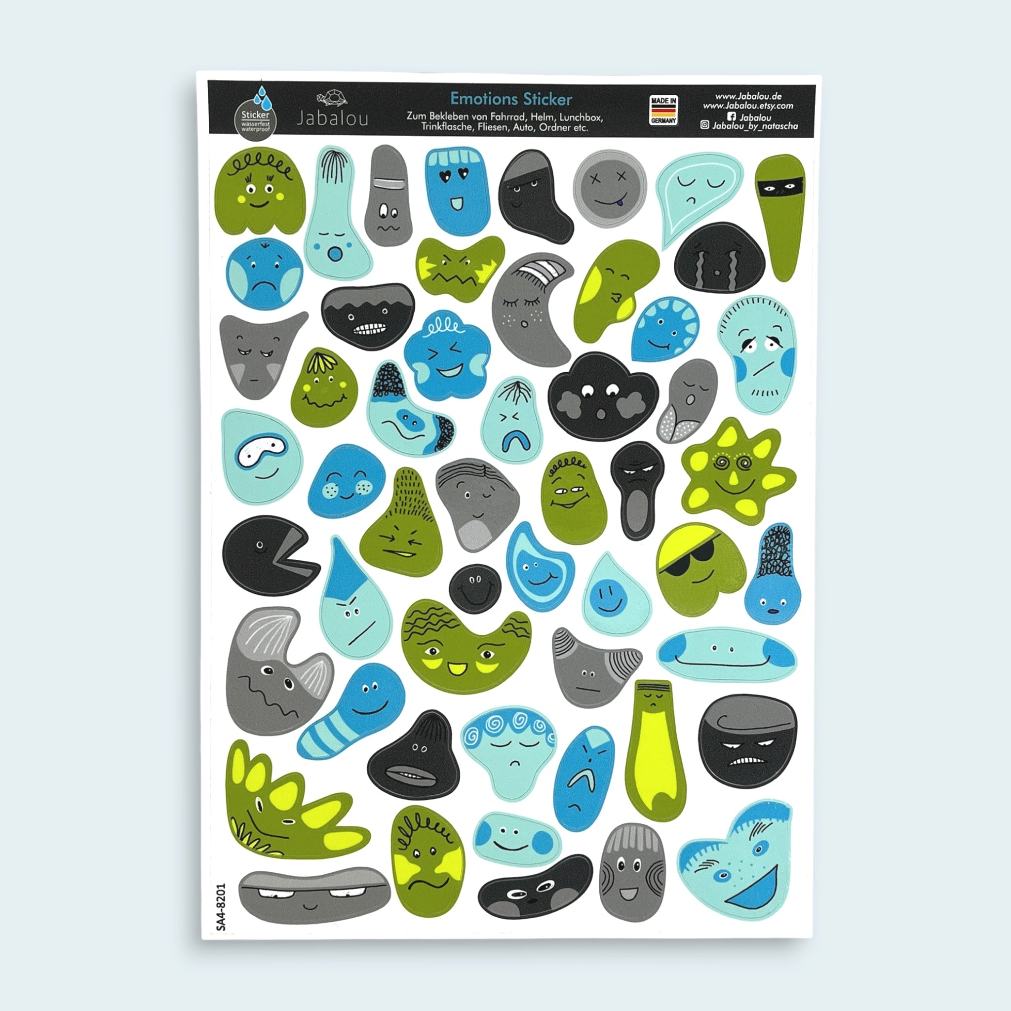 Sticker spülmaschinenfest Emotions Smiley Boy