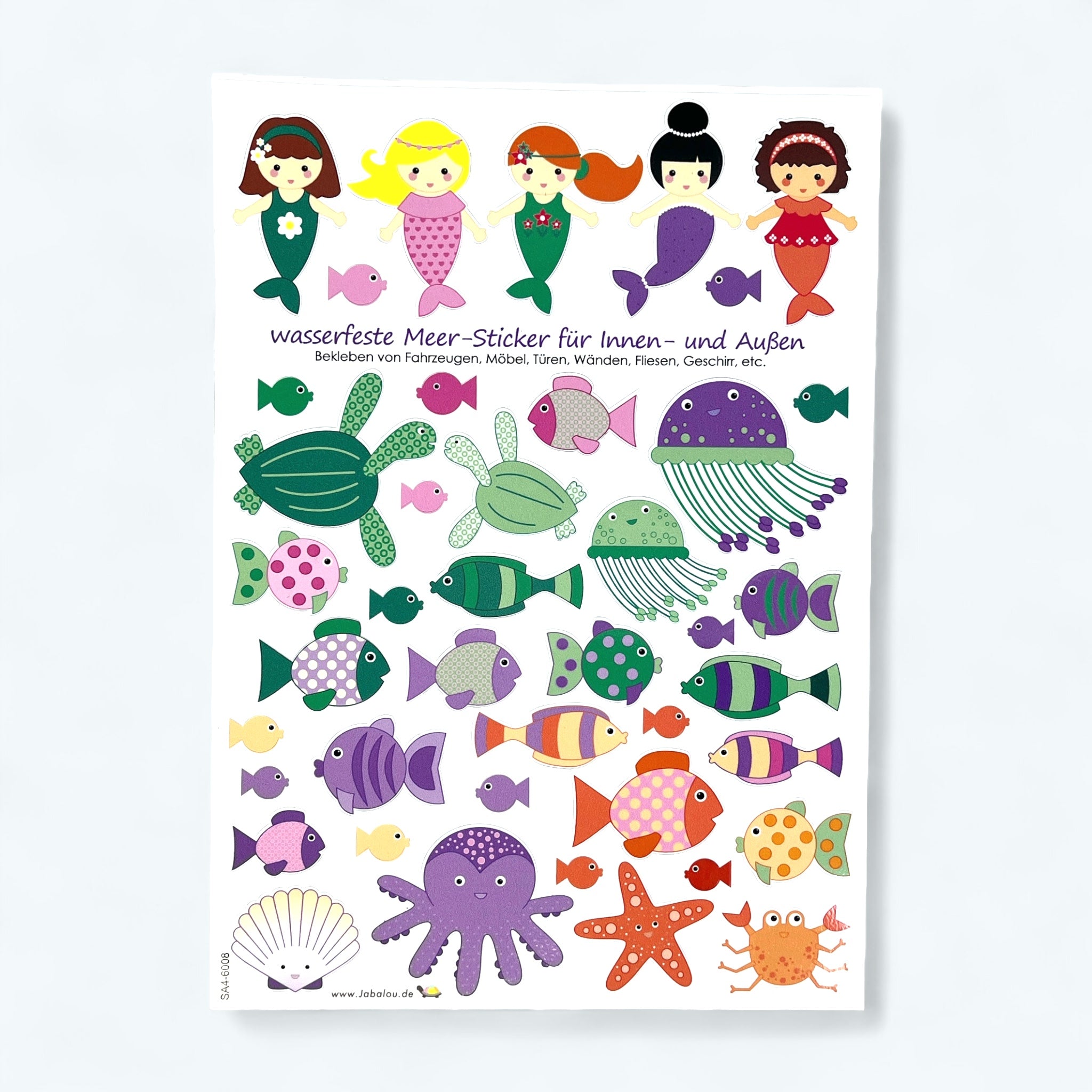 Sticker Meerjungfrau wasserfest Aufkleber