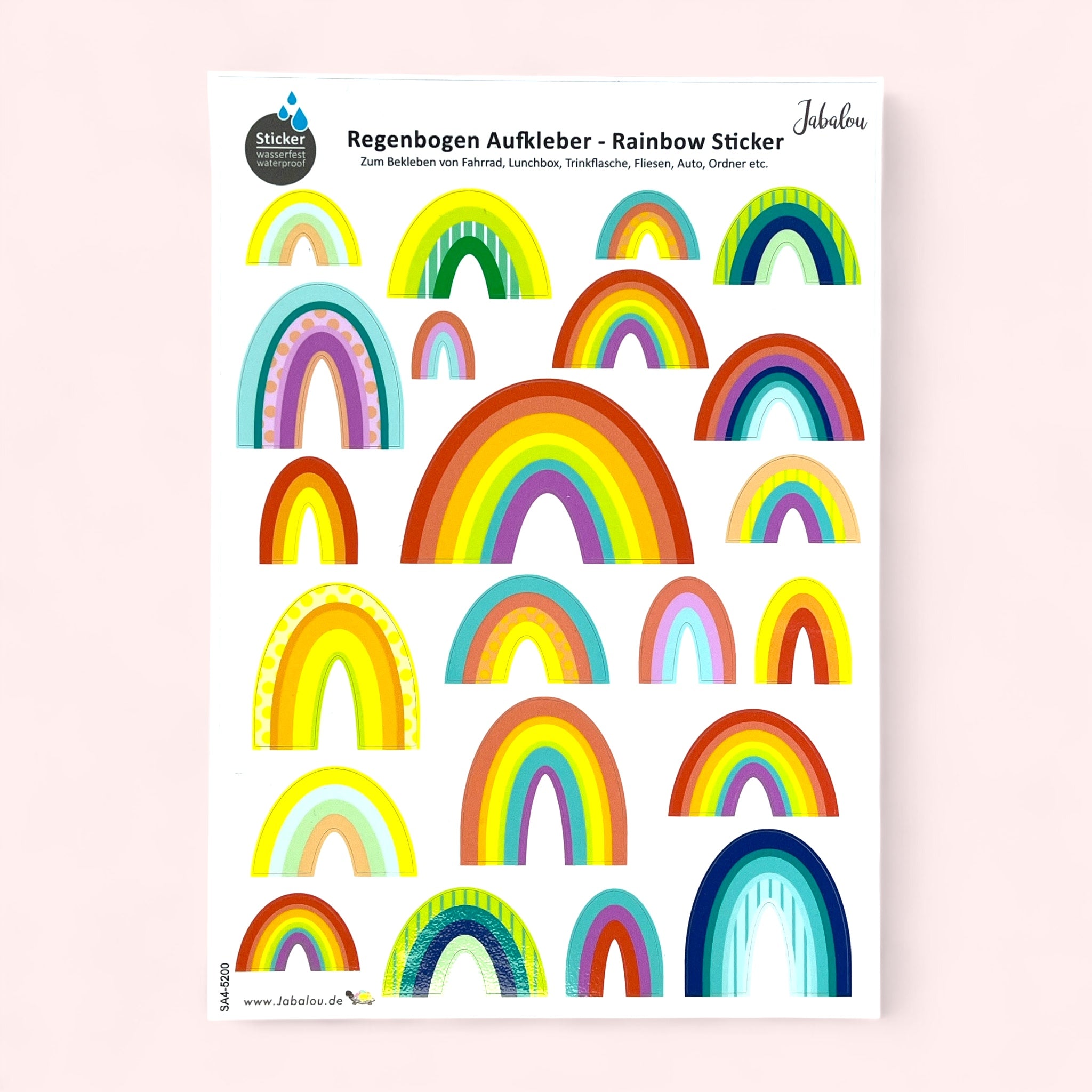 Sticker Regenbogen