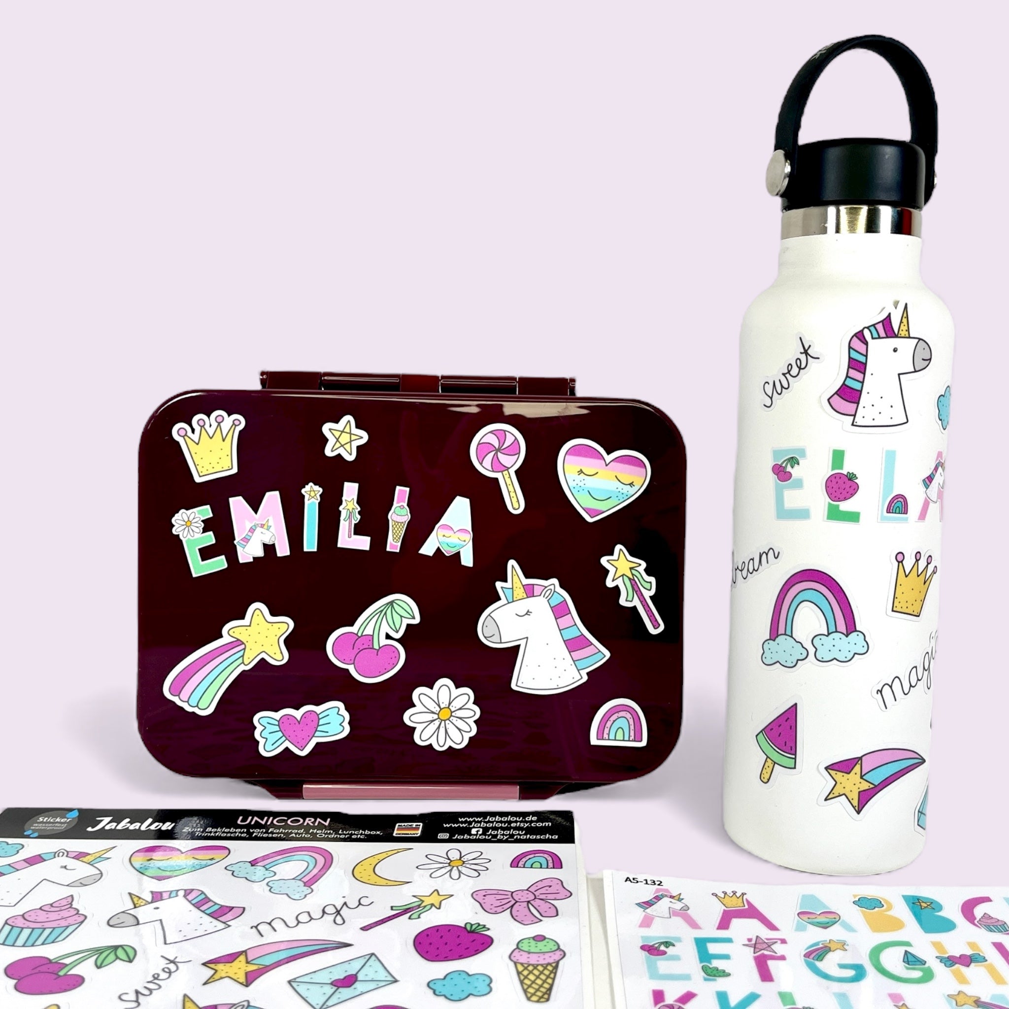 Sticker wasserfest Einhorn