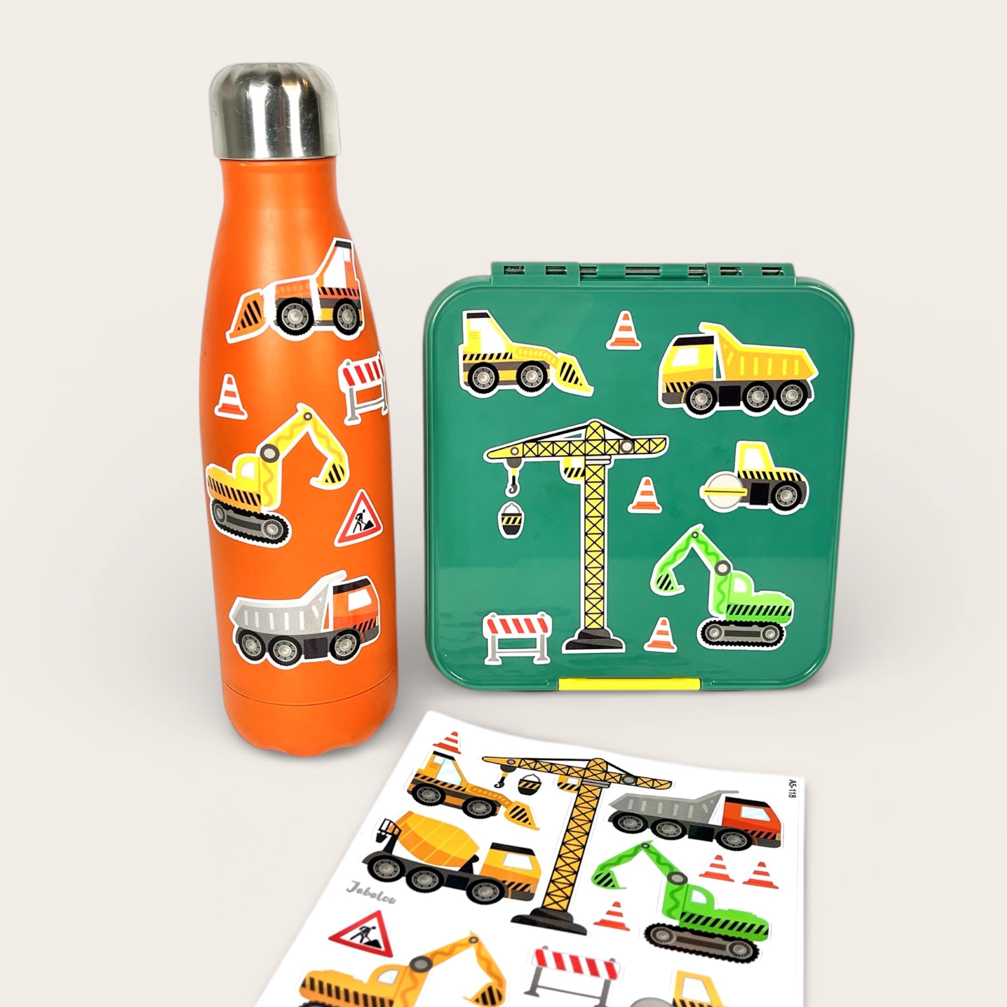 Sticker Baustelle wasserfest Aufkleber