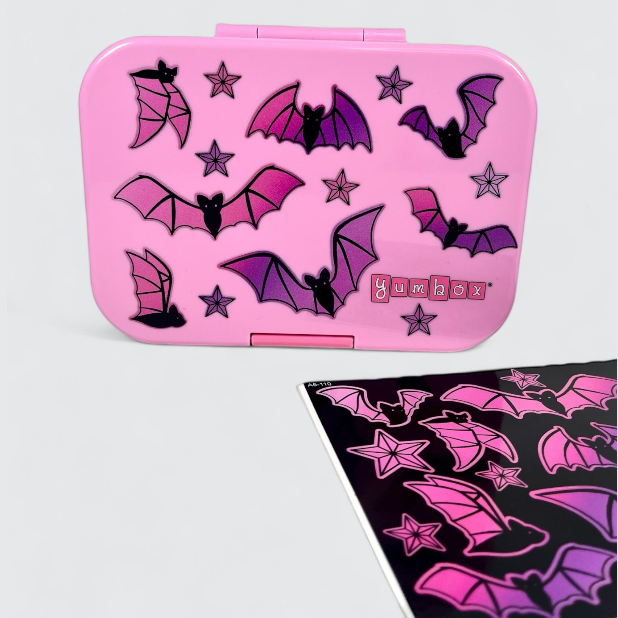 Sticker wasserfest Fledermaus Pink