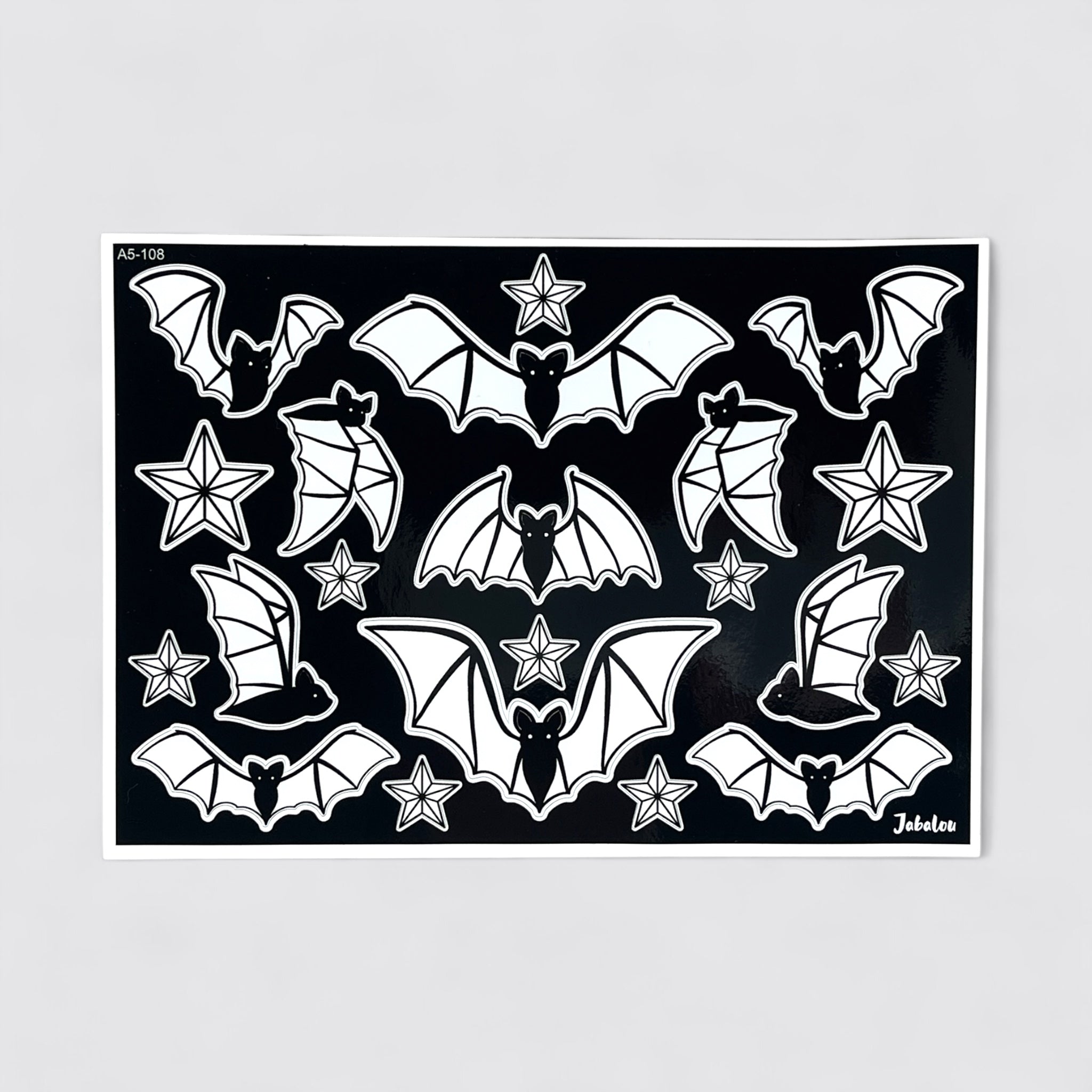 Sticker wasserfest Fledermaus SW